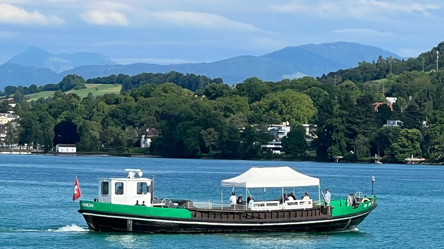 Instandstellung historisches Kiesschiff auf dem Bodensee