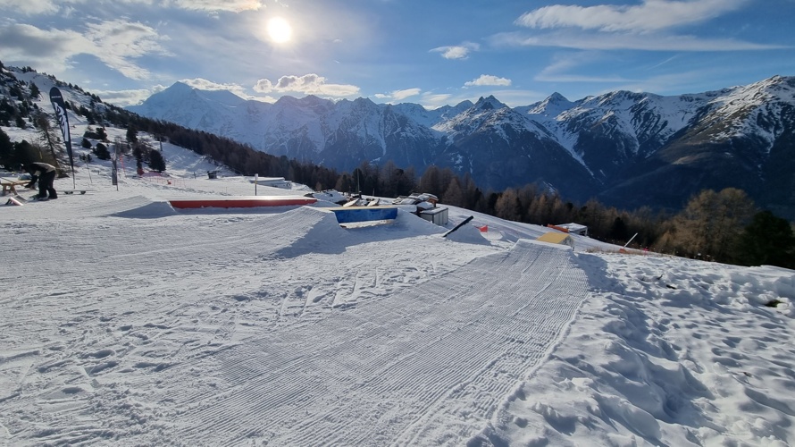 Snowpark Grächen - Maunalā Freestylepark