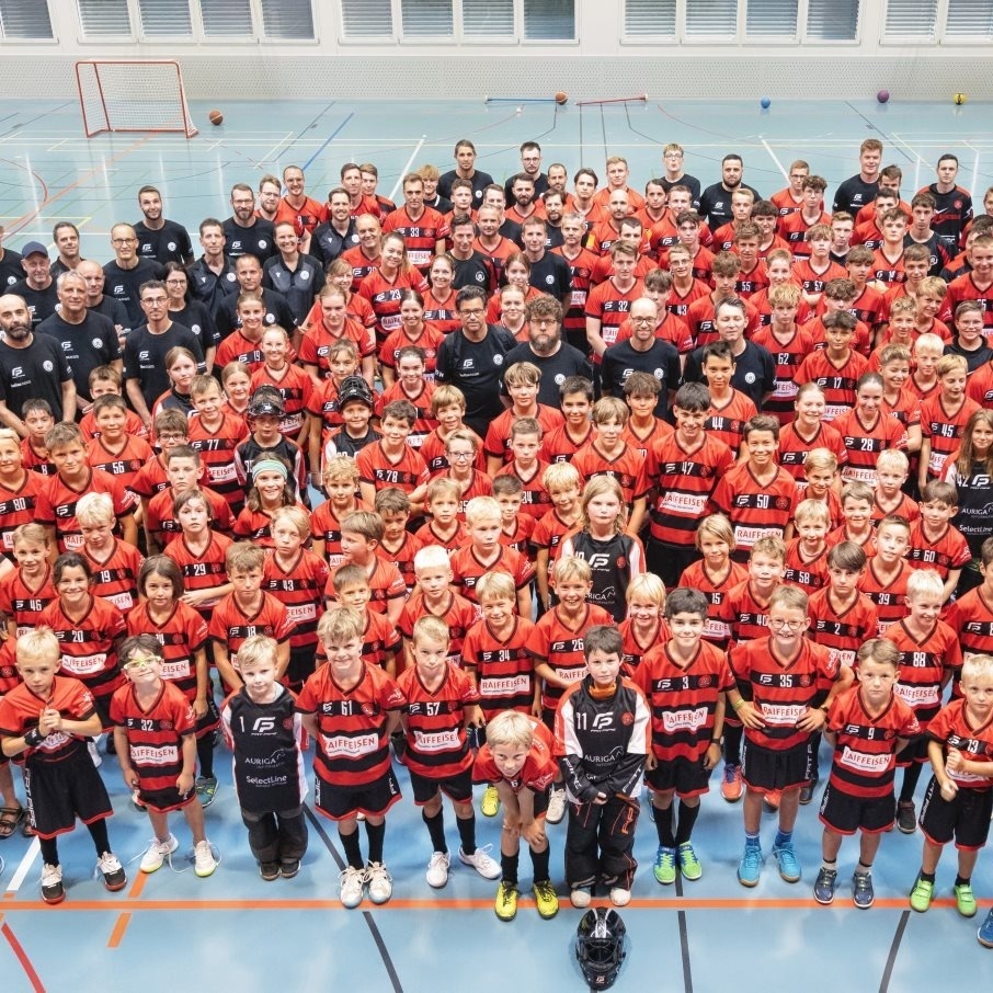 Foto-Grusskarte mit Bild vom Gesamtverein