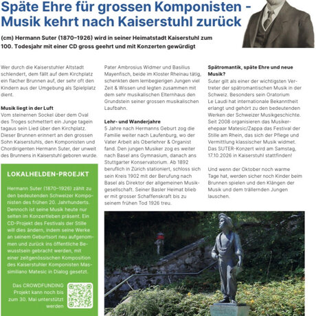 Bis am 15. Juni verlängert!