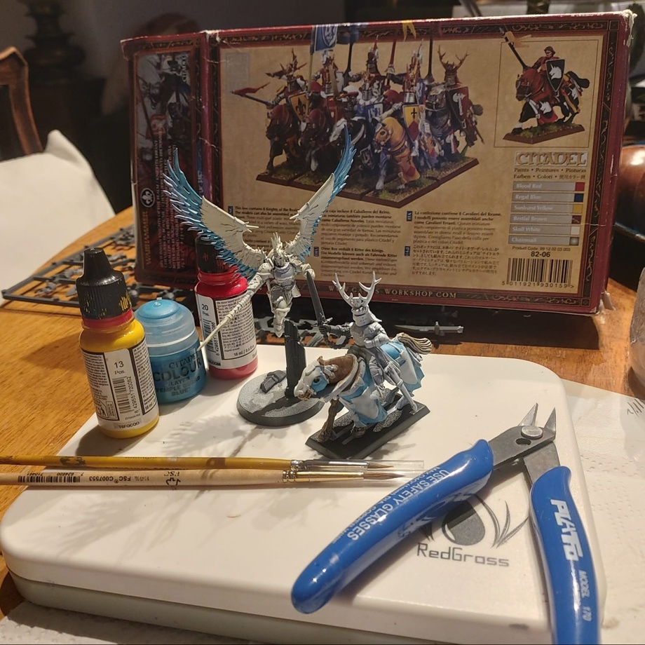 Atelier peinture de figurine de chevaliers 2h pour 1-2 personne.s