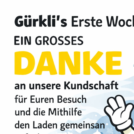 Erste Woche ist geschafft - offizielle Eröffnung am 17.1.