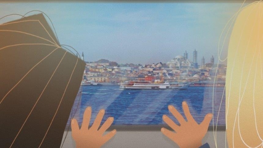 "Mr. Cloud" Livre Kamishibai raconte l'Interculturel aux enfants