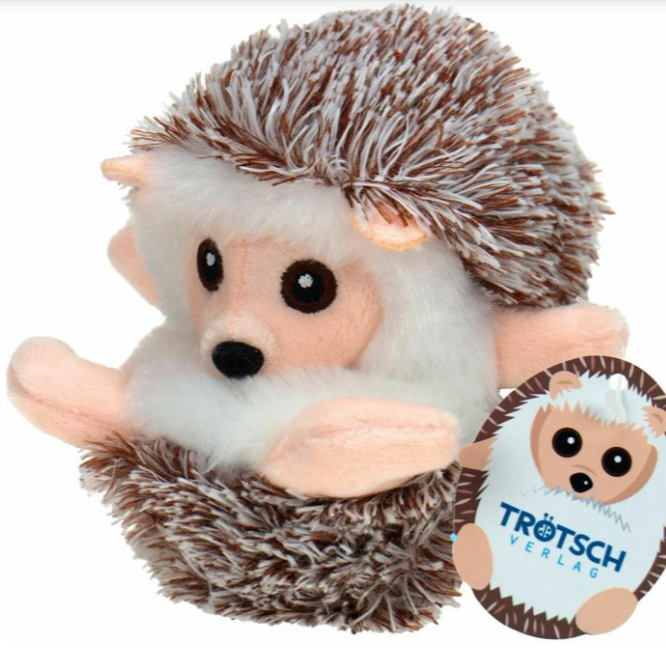 Plüsch-Igel-Adoption mit persönlichem Adoptionszertifikat