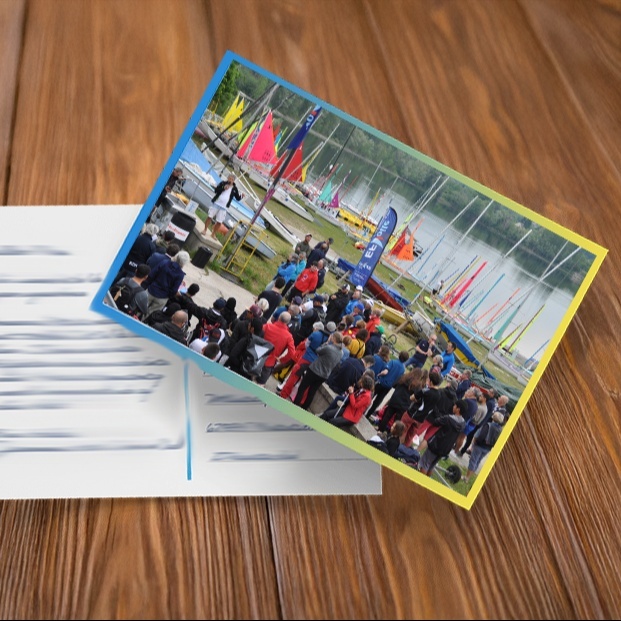 Single: Postkarte von einer Auslandsregatta