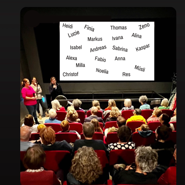 Dein Name auf unserer Leinwand