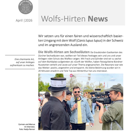 Wolfs-Hirten News April 2026