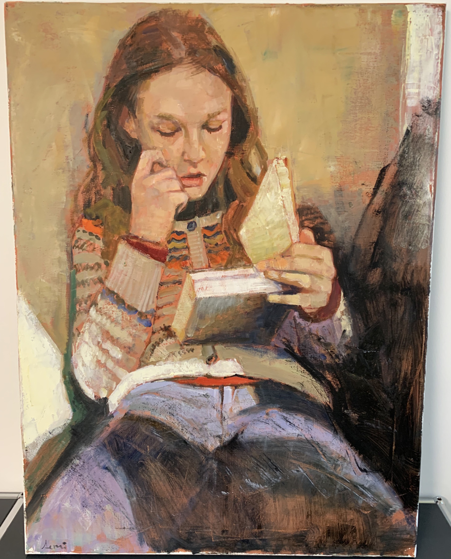 Bild "Lesendes Mädchen"