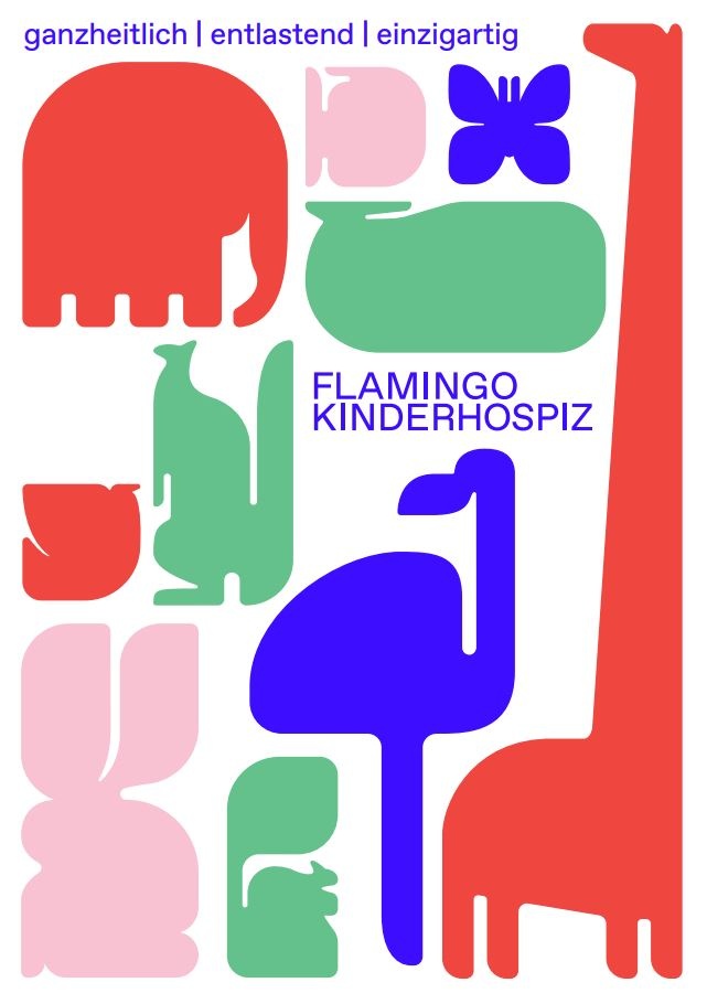 Persönliche Heldenurkunde mit Stickerbogen «Flamingo»