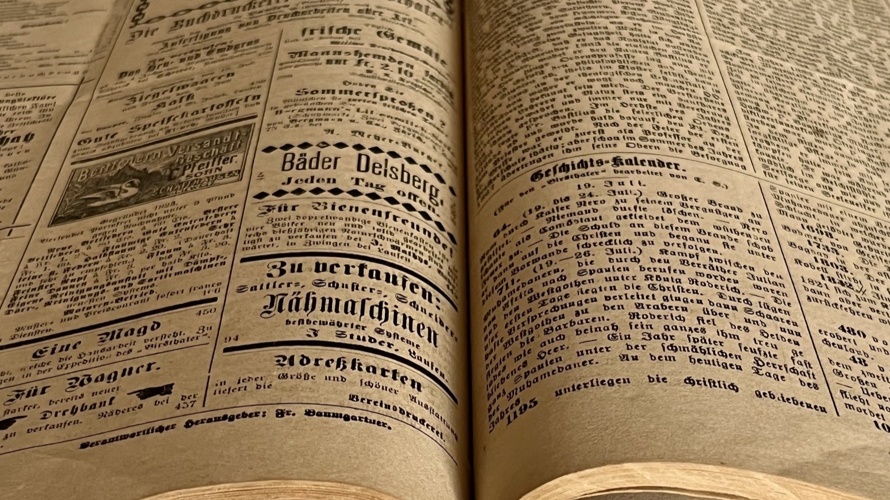 Zeitungsdigitalisierung Birsbote Birsthaler