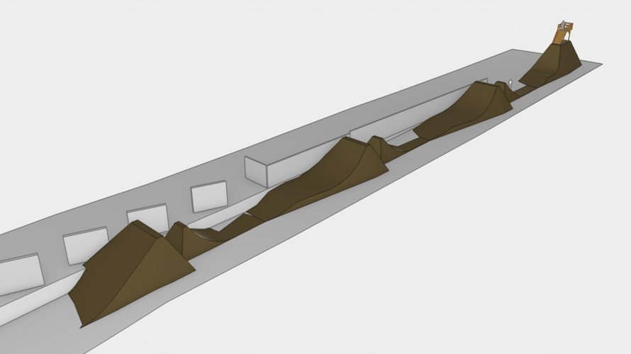 Dirtpark Schiesskanal Umbau Big-Line