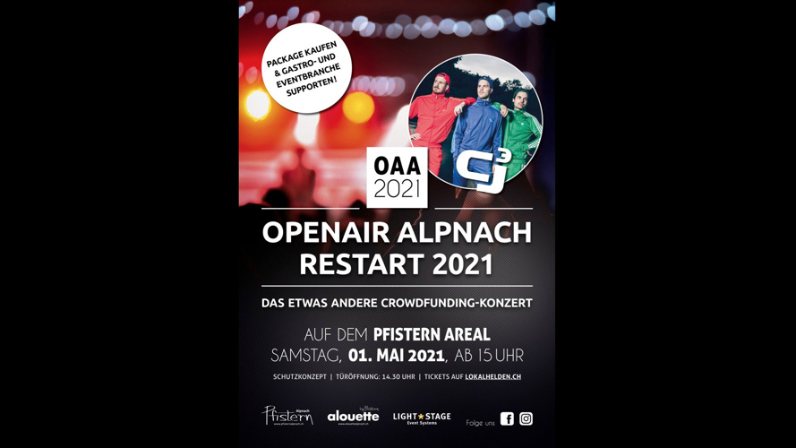 Openair Restart 2021 / 1. Mai 2021 Pfisternareal Alpnach