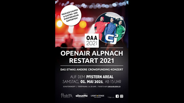  Openair Restart 2021 / 1. Mai 2021 Pfisternareal Alpnach 
