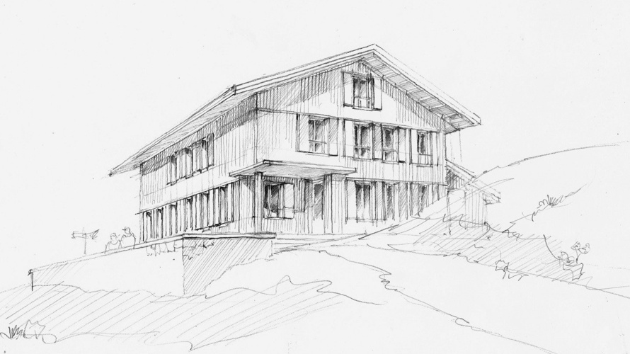 Charme erhalten   -   zeitgemäss gestalten!     SAC Clubhütte Glattalp