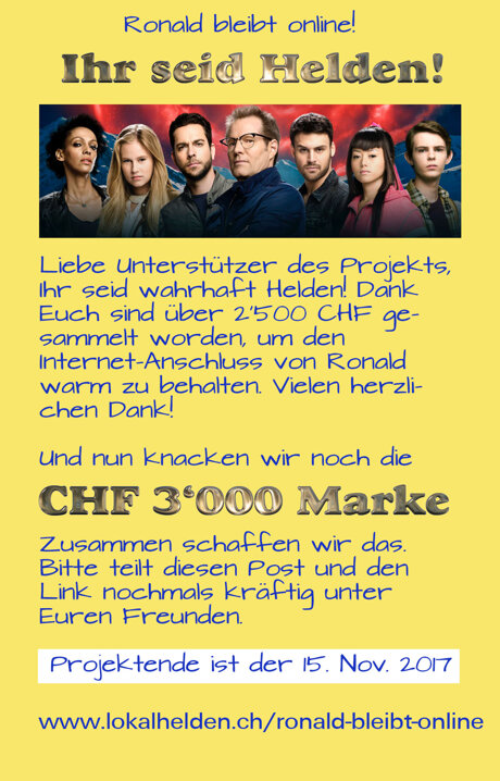 Das Projekt ist abgeschlossen