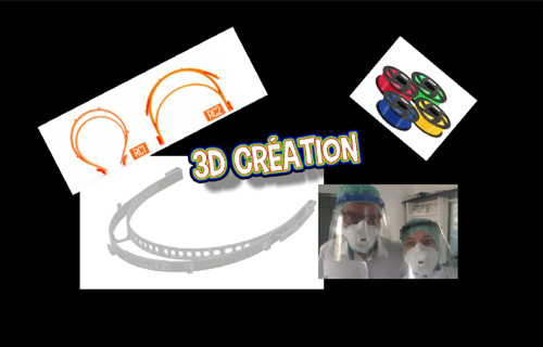 3D pour Covid 19