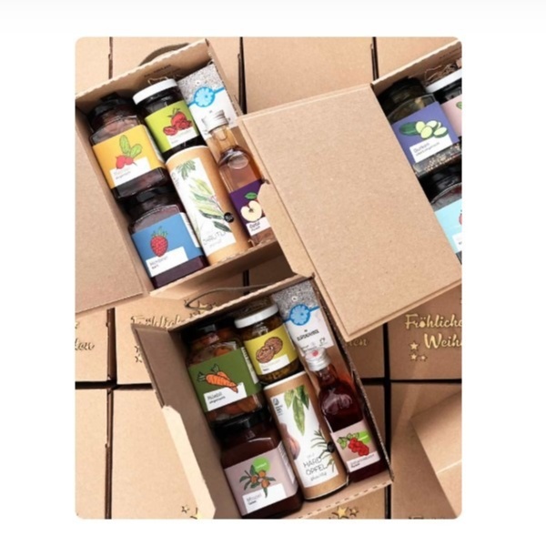 Persönliche Überraschung nachhause geliefert (Goodie-Kiste aus Bio-Manufaktur) 