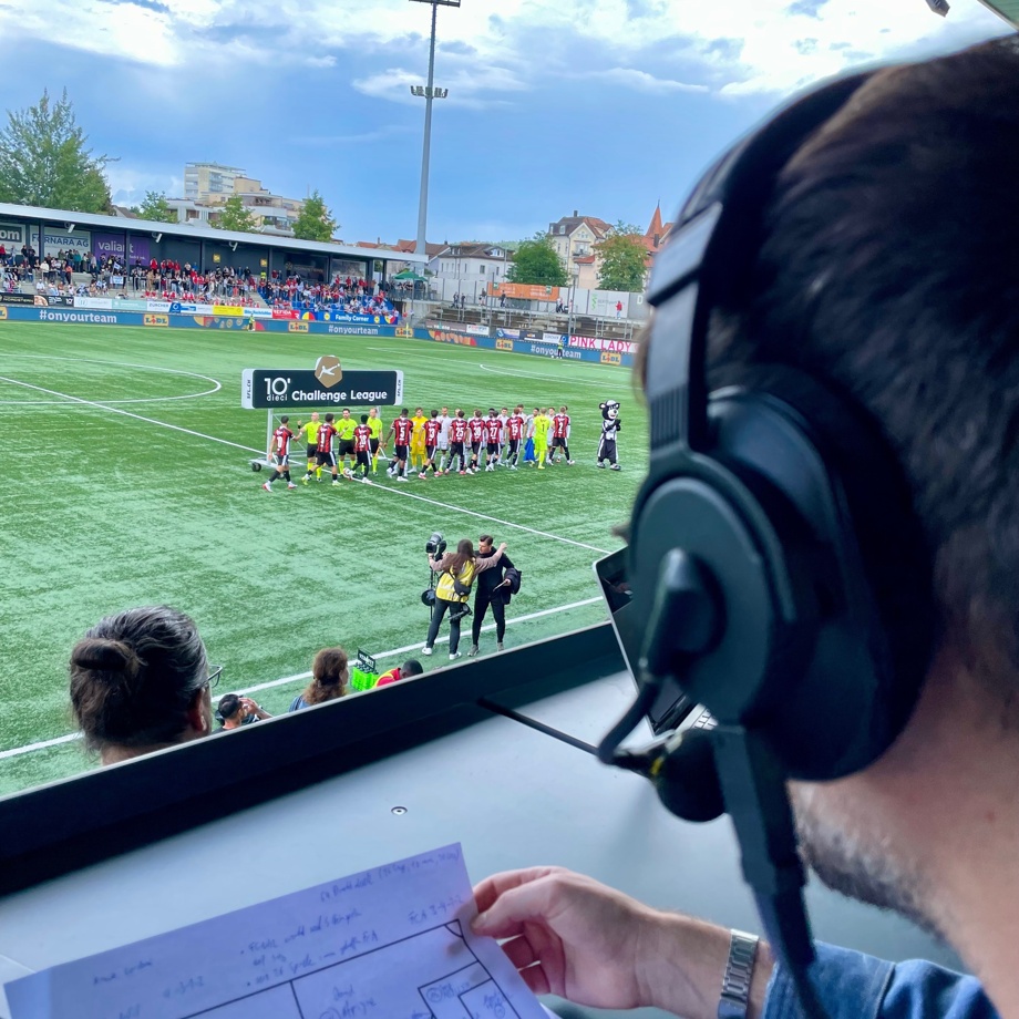 Einmal im Leben Fussballkommentator*in sein