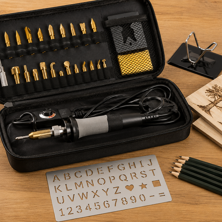 Brandmalerei-Set