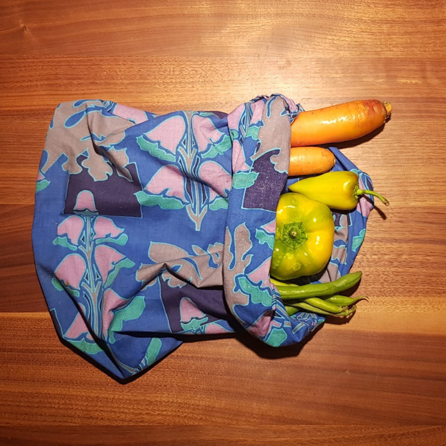 1 selbstgenähtes Gemüsesäckli