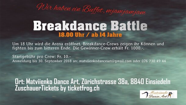  1st Einsiedler Breakdance Battle 