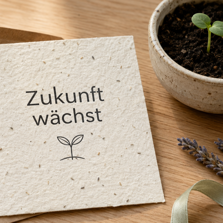 Zukunft wächst – Samenkarte per Post