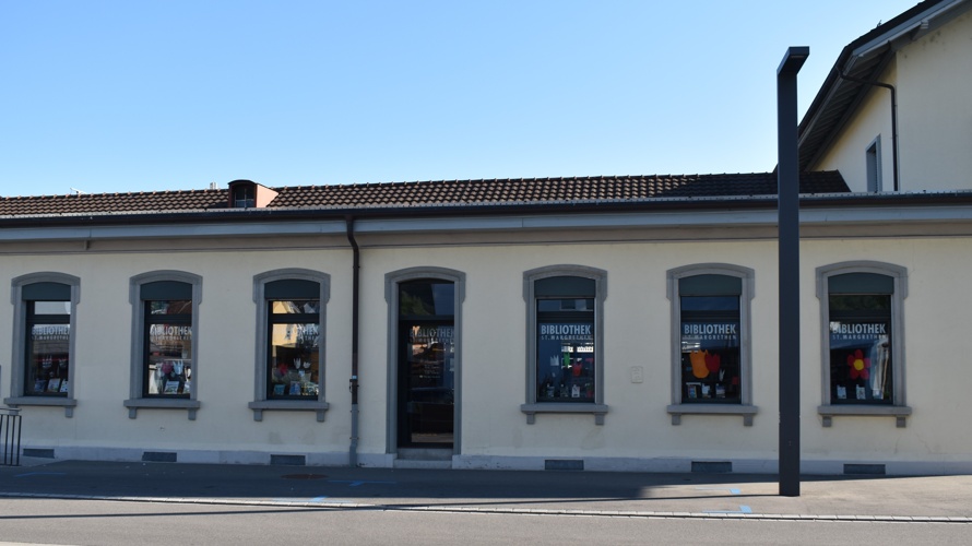 Medienrückgabebox für die Bibliothek St. Margrethen