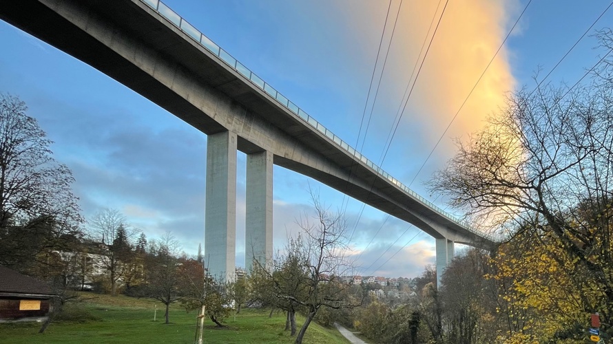 Klettern am Felsenauviadukt