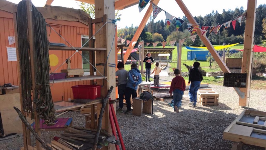 Jurte für den Platz