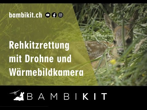 BAMBIKIT // Rehkitzrettung mit Drohne und Wärmebildkamera
