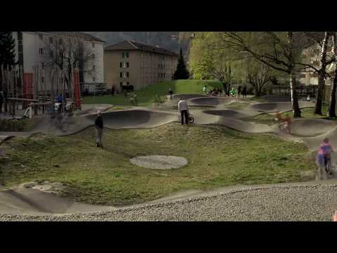 The first Asphalt Pump Track in Chur Switzerland   Pumptracks Bikeparks Trails by Velosolutions HD
