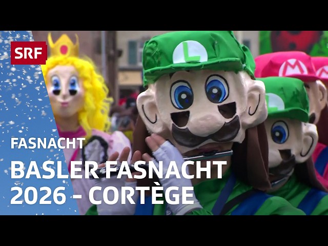 Basler Fasnacht 2026 - Cortège: «Blyyb verschpiilt» | Fasnacht | SRF